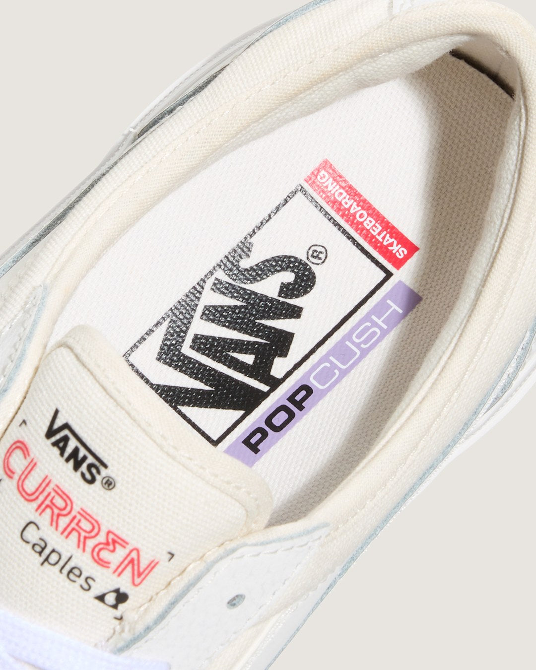 Women|Men Vans Skate Curren Caples Shoe in Blanc De Blanc White