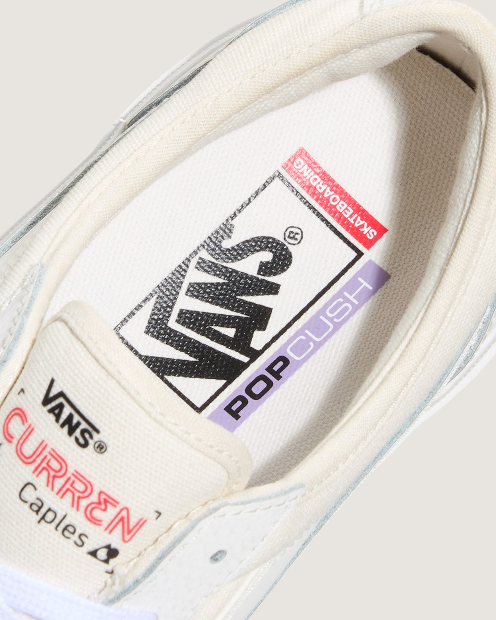 Women|Men Vans Skate Curren Caples Shoe in Blanc De Blanc White
