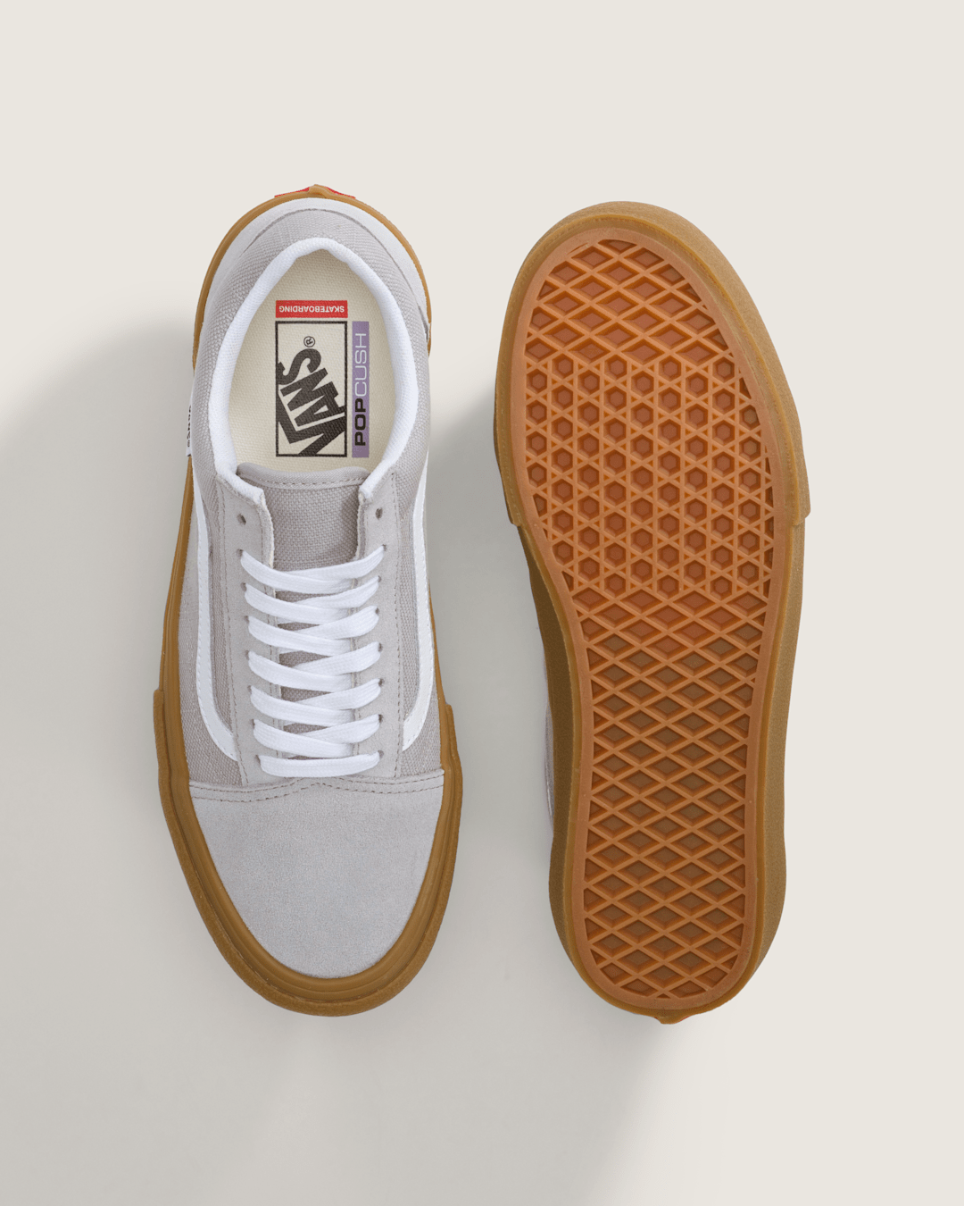Women|Men Vans Skate Old Skool Shoe in Gum Light Grey
