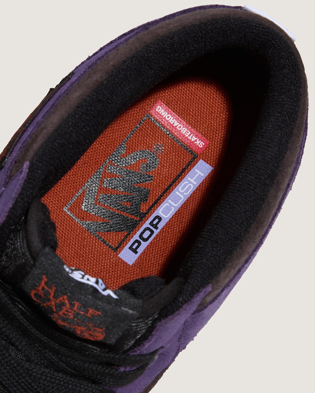 Women|Men Vans Skate Half Cab Shoe in Croc Grape Purple