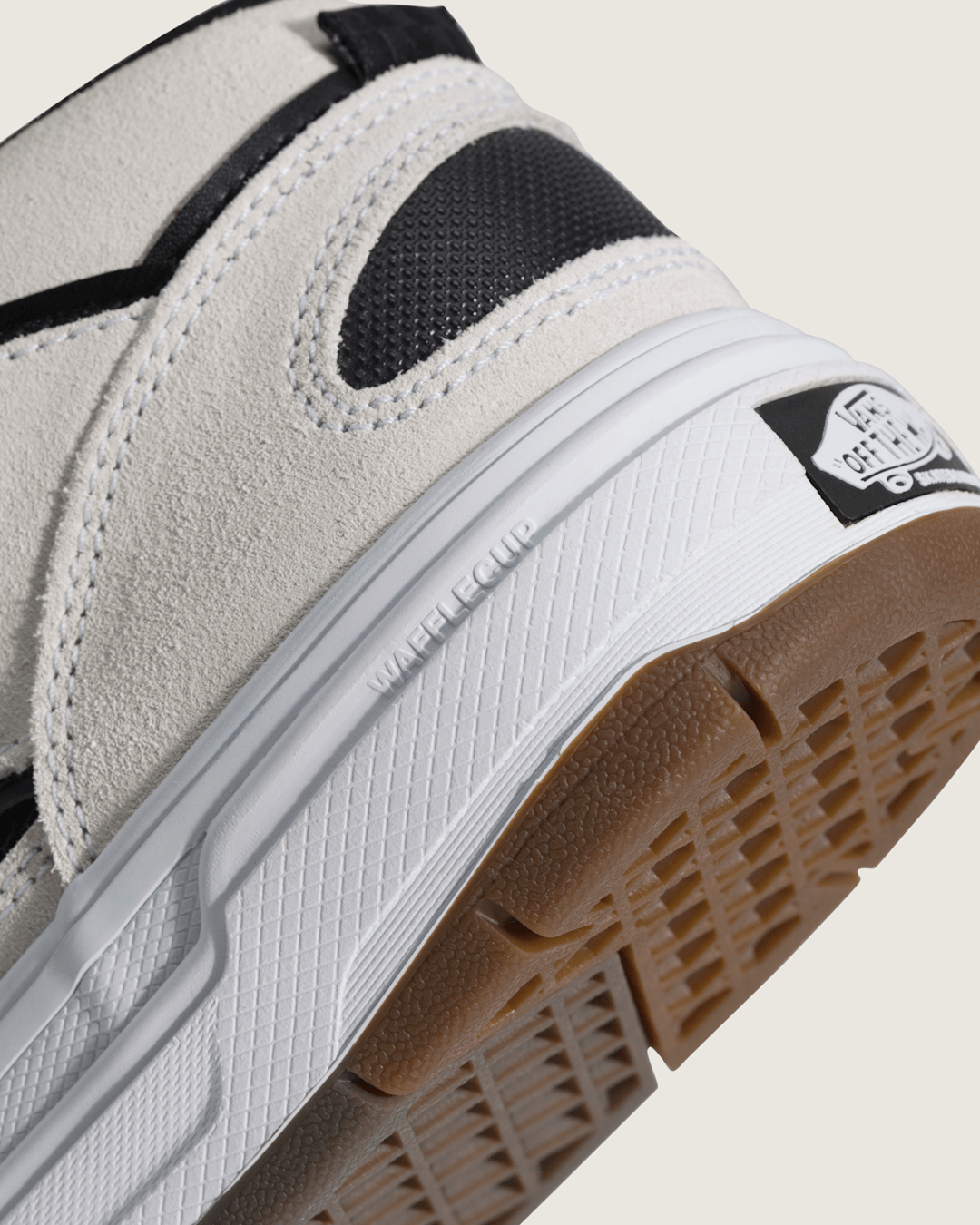 Women|Men Vans Skate Half Cab Wafflecup Shoe in White / Black