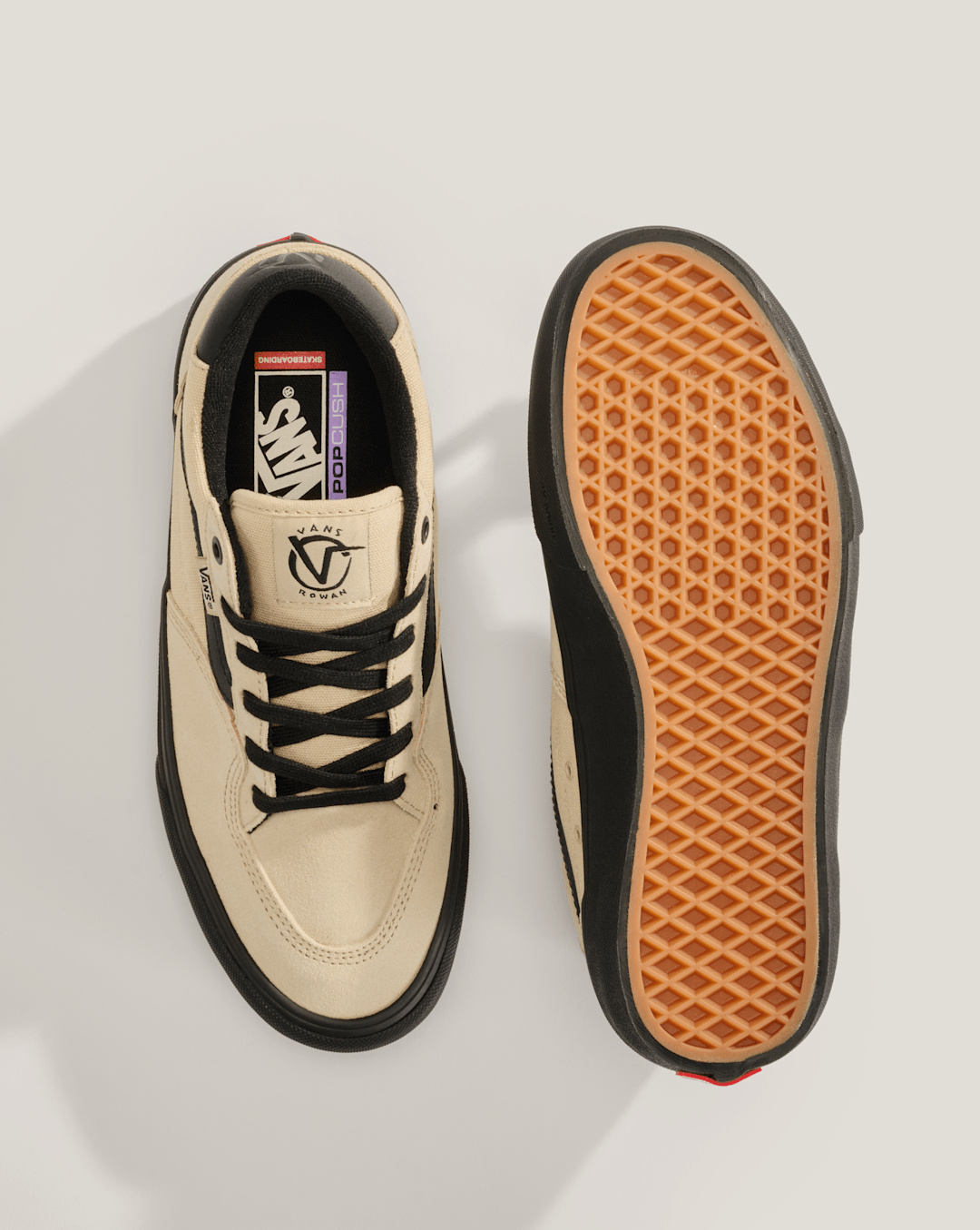 Women|Men Vans Skate Rowan Shoe in Oatmeal Beige