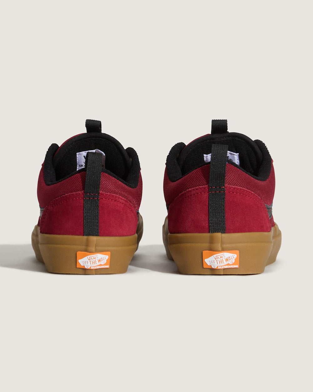 Women|Men Vans Skate Old Skool 36+ Gum Shoe in Burgundy Red