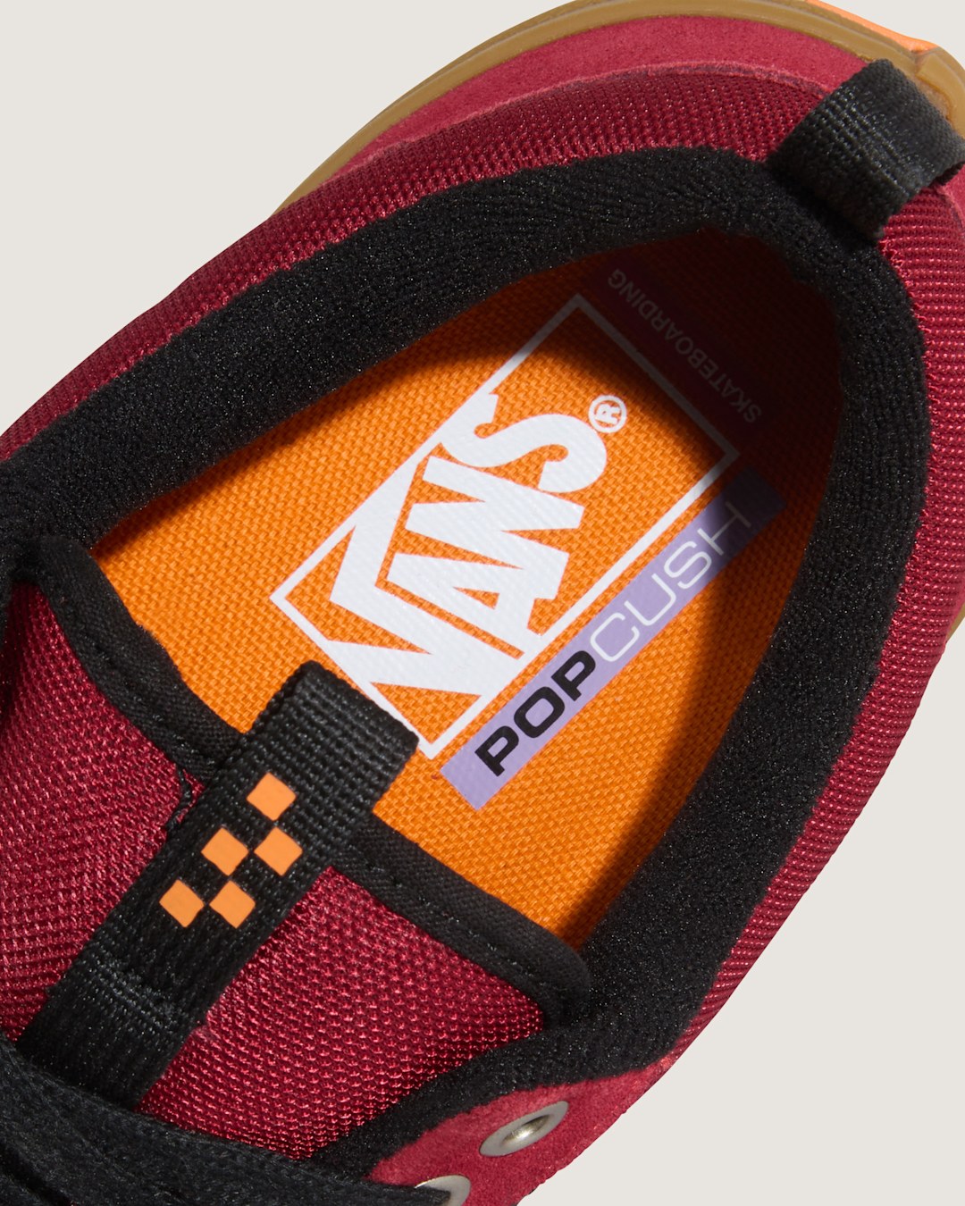 Women|Men Vans Skate Old Skool 36+ Gum Shoe in Burgundy Red