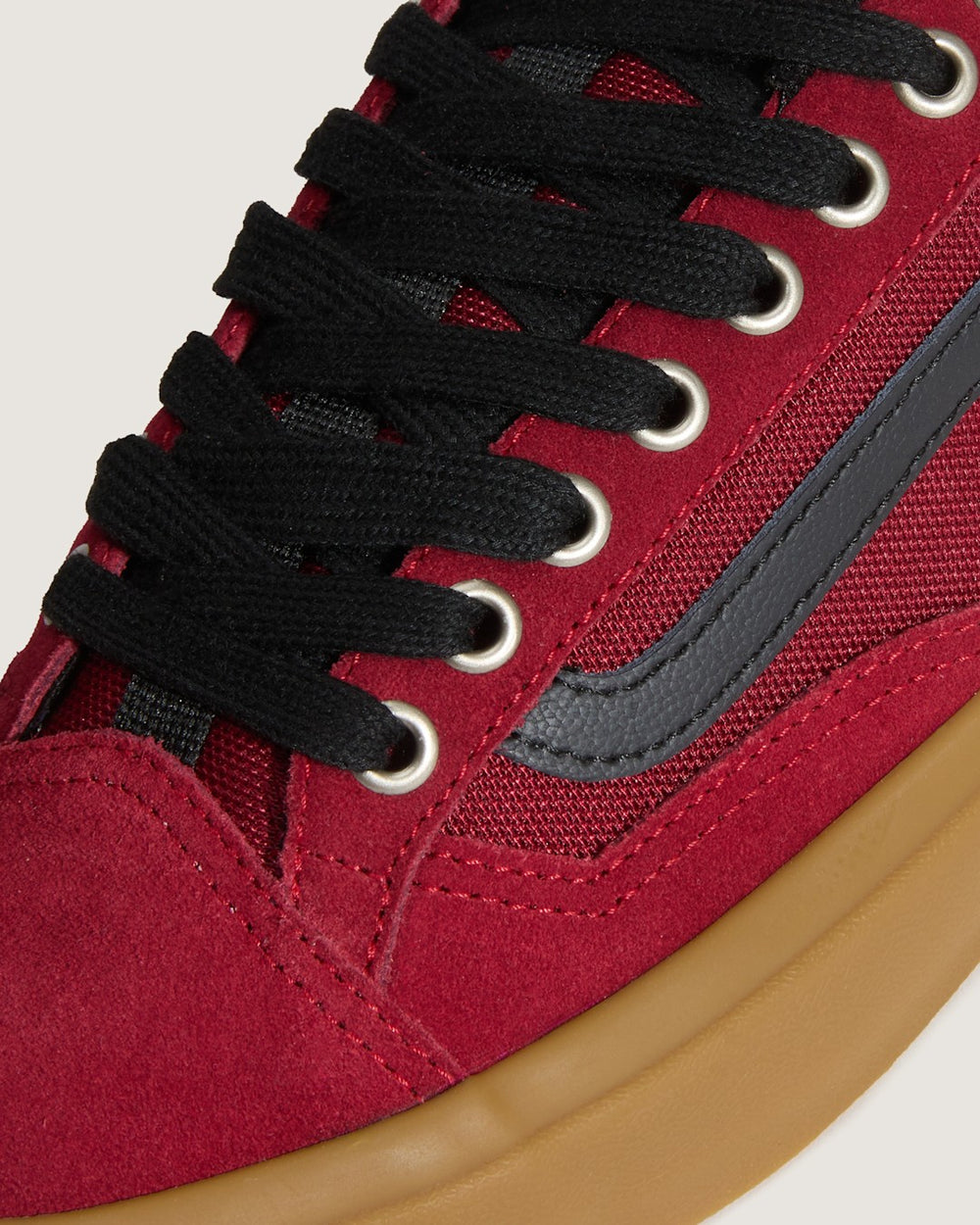 Women|Men Vans Skate Old Skool 36+ Gum Shoe in Burgundy Red