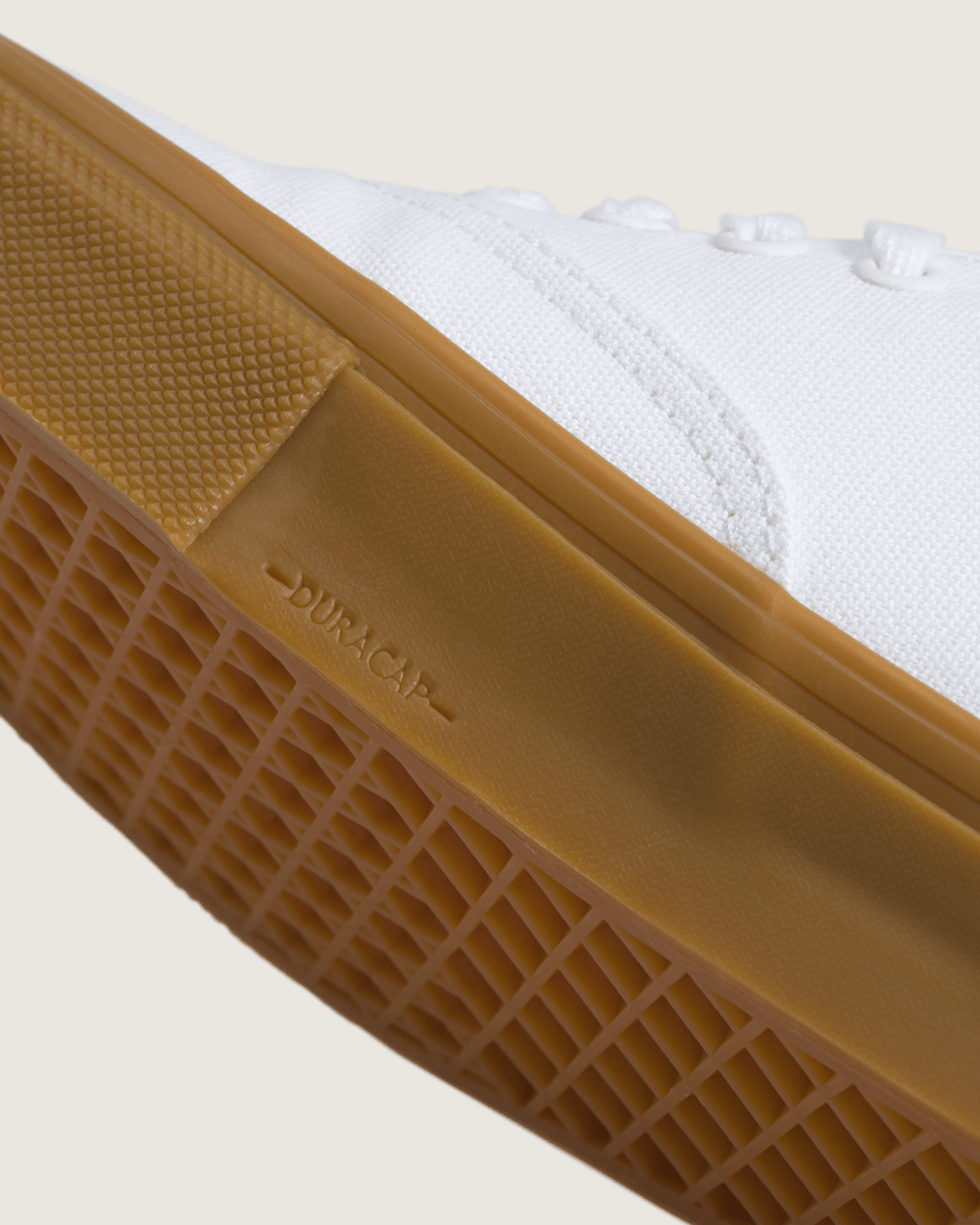 Women|Men Vans Skate Authentic Gum Shoe in White