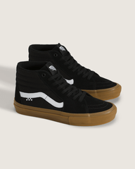 Women|Men Vans Skate Sk8-Hi Black/Gum Skate Shoe