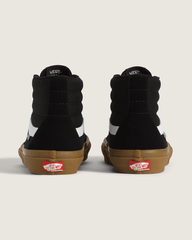Women|Men Vans Skate Sk8-Hi Black/Gum Skate Shoe