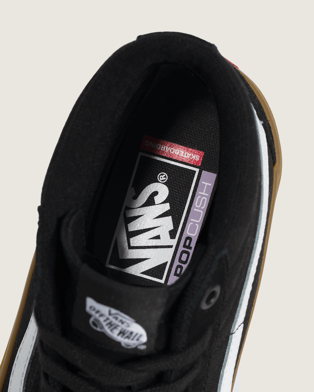 Women|Men Vans Skate Sk8-Hi Black/Gum Skate Shoe