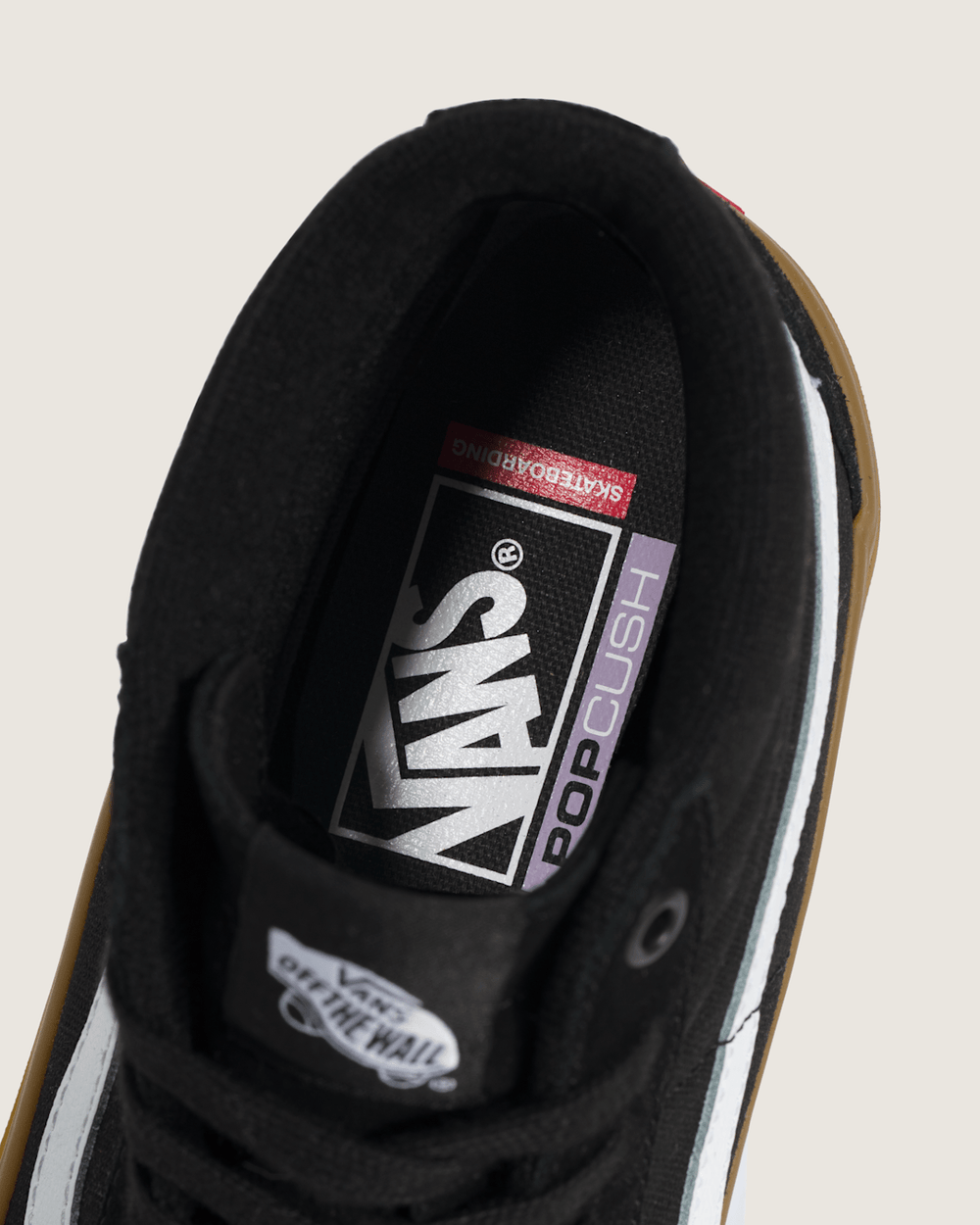 Women|Men Vans Skate Sk8-Hi Black/Gum Skate Shoe