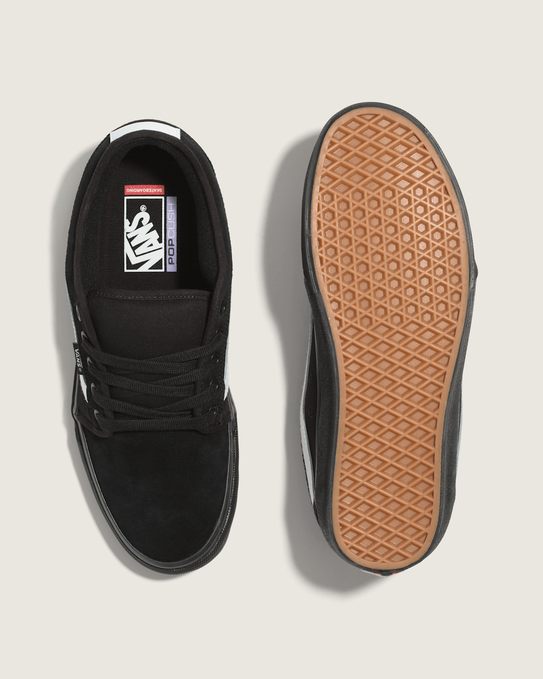 Women|Men Vans Skate Chukka Low Sidestripe Shoe in Black / White