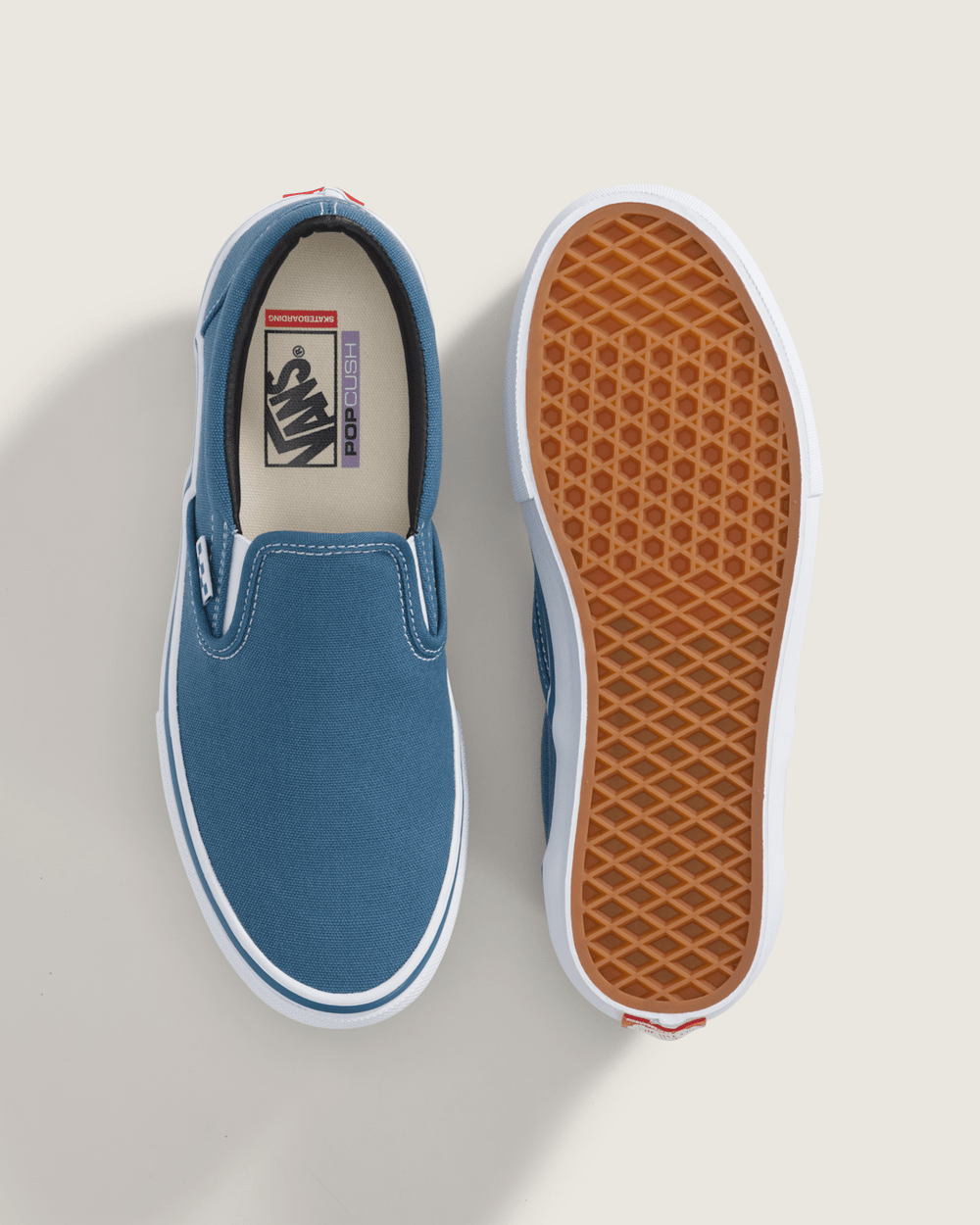 Women|Men Vans Skate Slip-On in Navy Blue