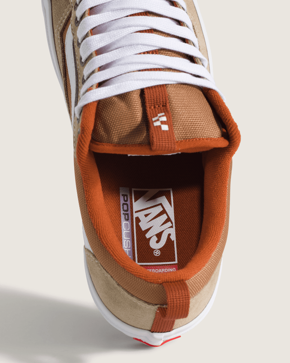 Women|Men Vans Skate Old Skool 36+ Shoe in Khaki Brown / Burnt Orange