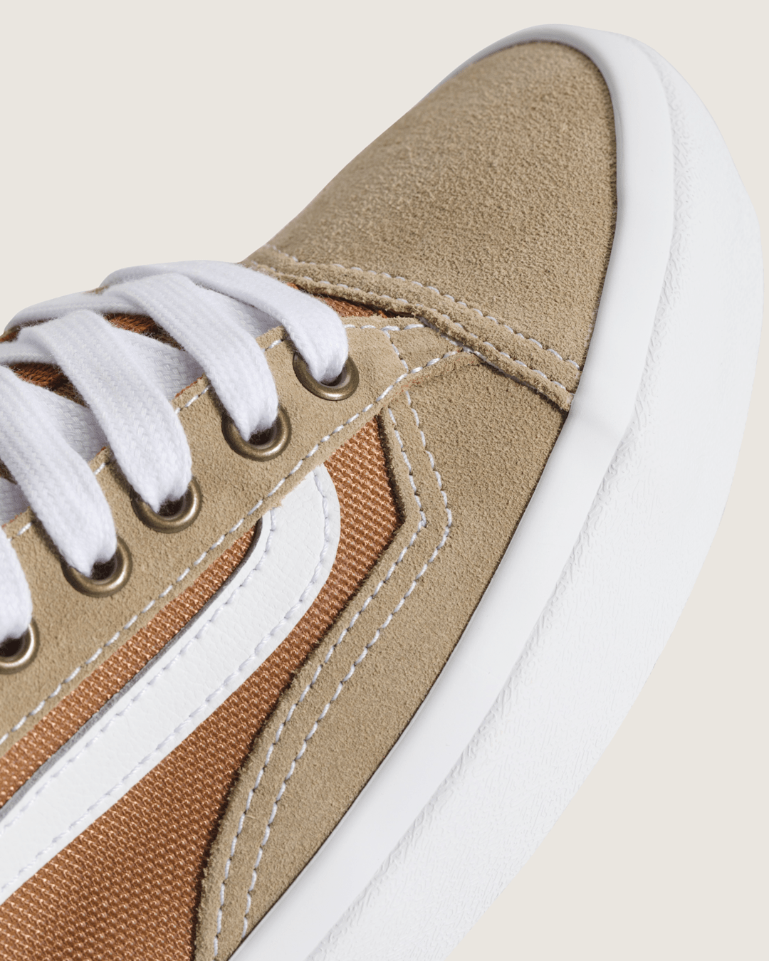 Women|Men Vans Skate Old Skool 36+ Shoe in Khaki Brown / Burnt Orange