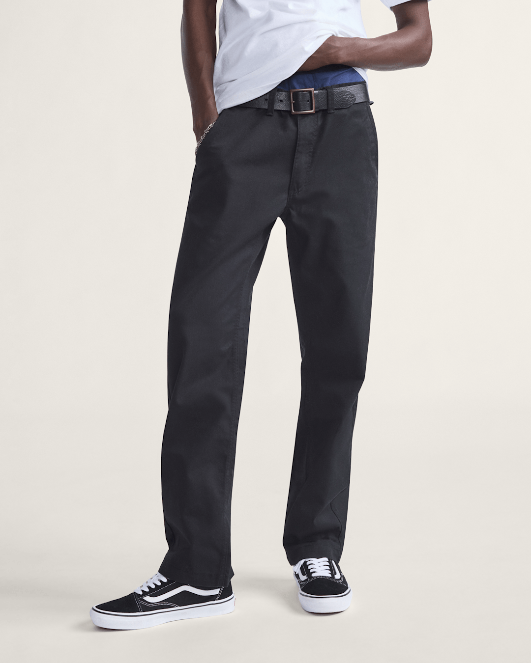 Women|Men Vans Authentic Chino Relaxed Pants in Black