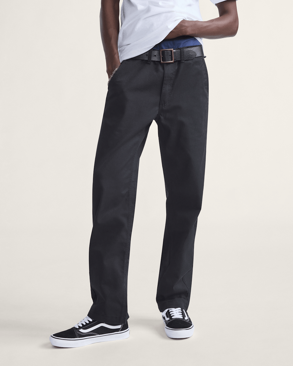 Women|Men Vans Authentic Chino Relaxed Pants in Black