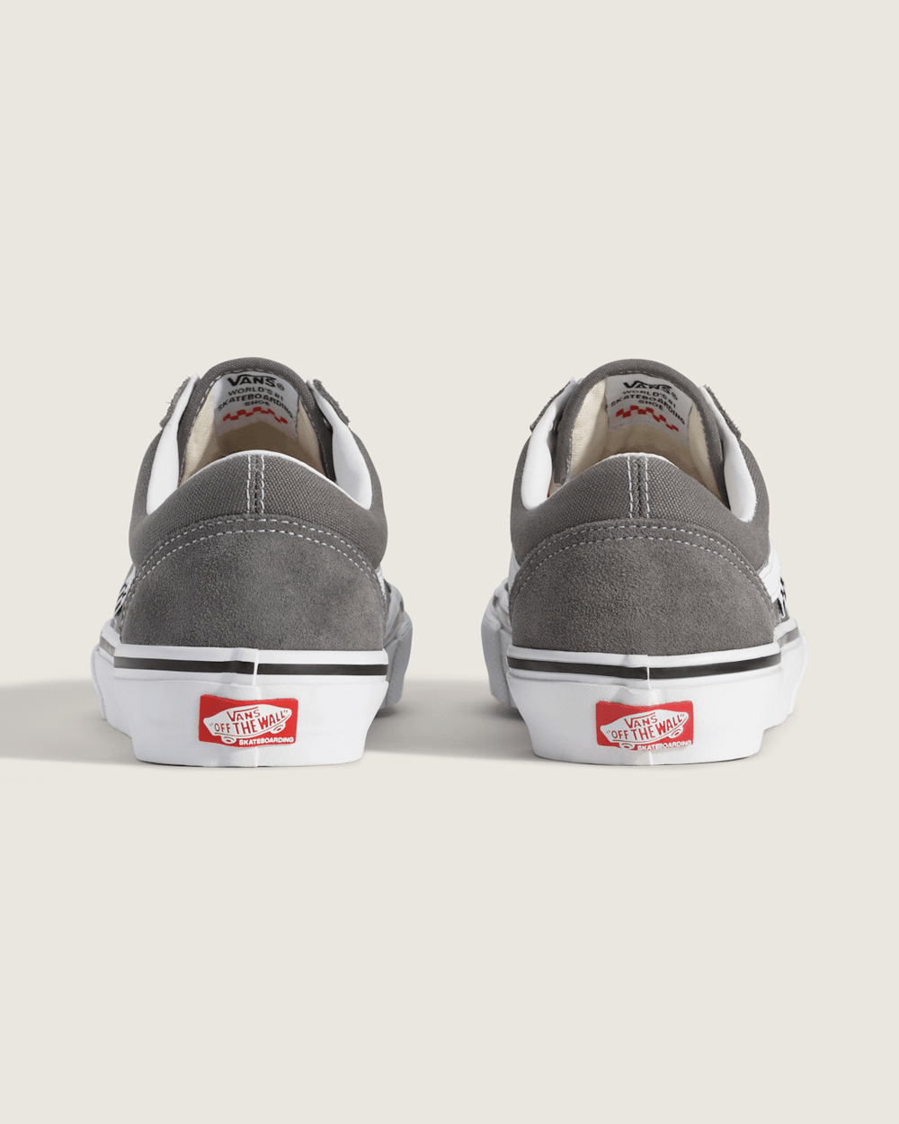 Women|Men Vans Skate Old Skool Shoe in Pewter Grey / White