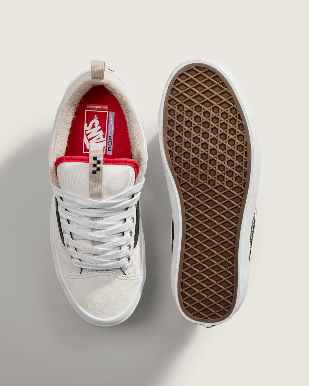Women|Men Vans Skate Old Skool 36+ Shoe in Antique White / Black