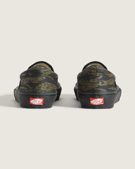 Women|Men Vans Skate Slip-On Shoe in Camo Green / Black