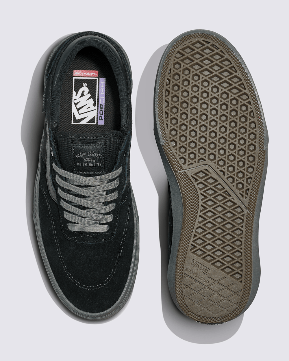 Women|Men Vans Skate Gilbert Crockett Shoe in Black / Charcoal Grey