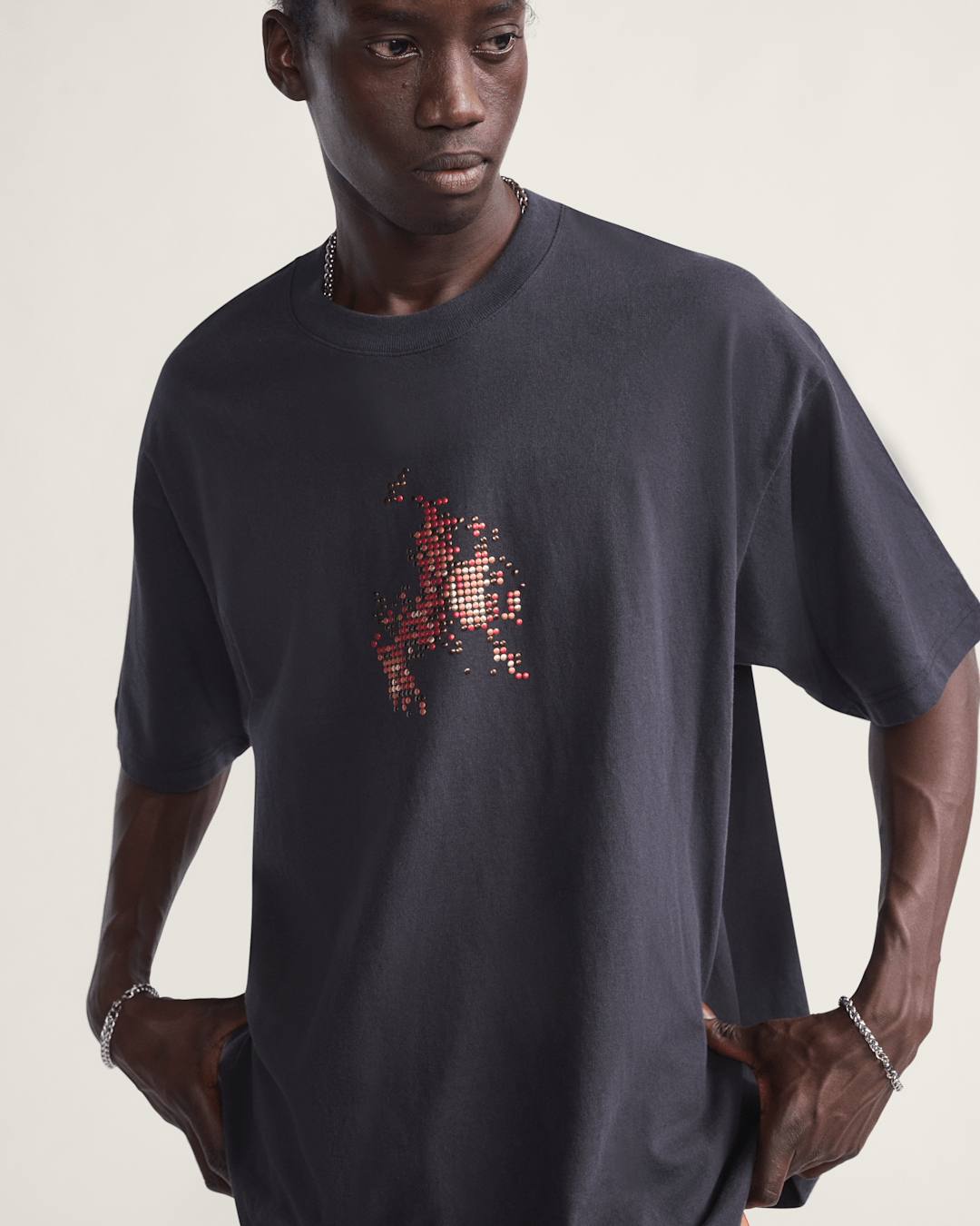 Women|Men Vans Skate Flame T-Shirt in Black