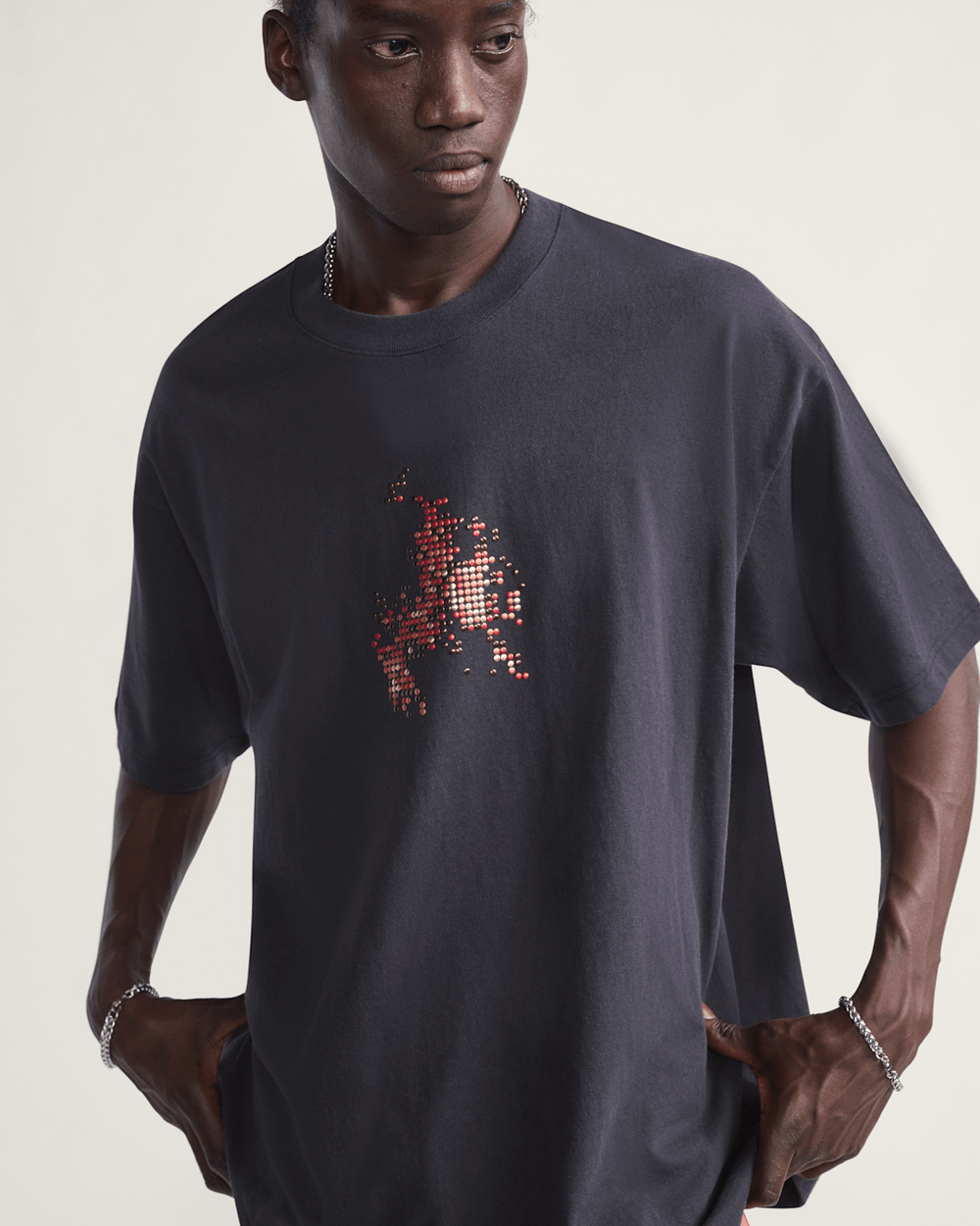 Women|Men Vans Skate Flame T-Shirt in Black