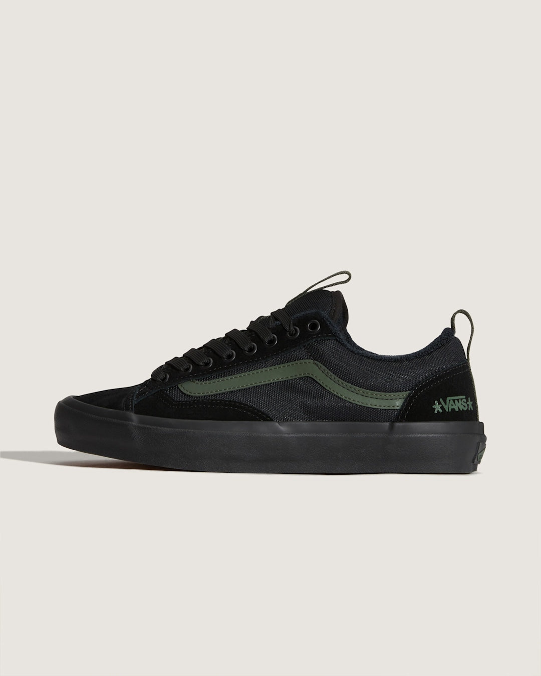 Women|Men|Sale Vans Skate Old Skool 36+ Shoe by Atiba Jefferson in Atiba Black / Dark Green