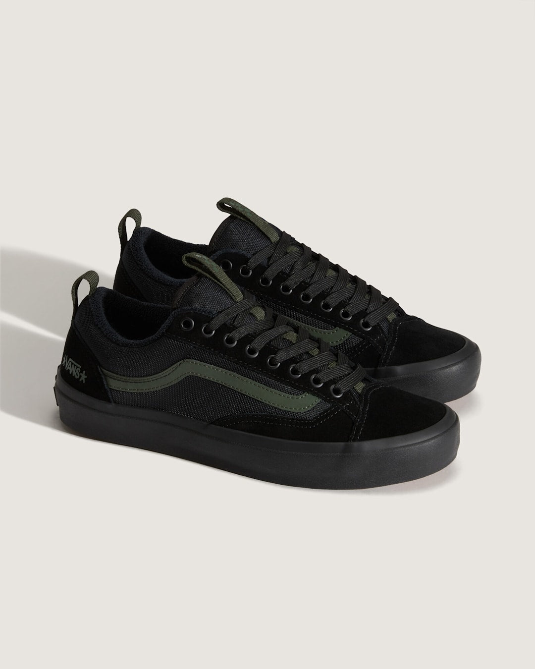Women|Men|Sale Vans Skate Old Skool 36+ Shoe by Atiba Jefferson in Atiba Black / Dark Green