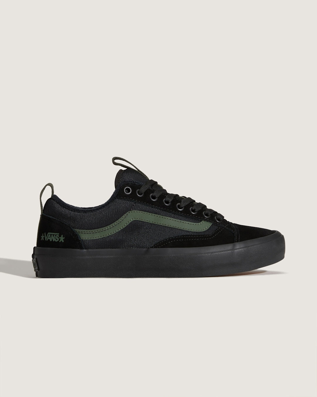 Women|Men|Sale Vans Skate Old Skool 36+ Shoe by Atiba Jefferson in Atiba Black / Dark Green