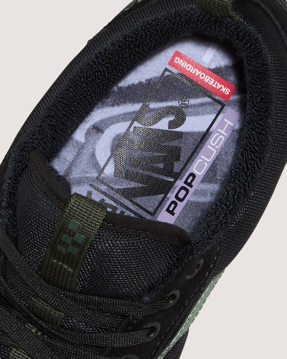 Women|Men|Sale Vans Skate Old Skool 36+ Shoe by Atiba Jefferson in Atiba Black / Dark Green