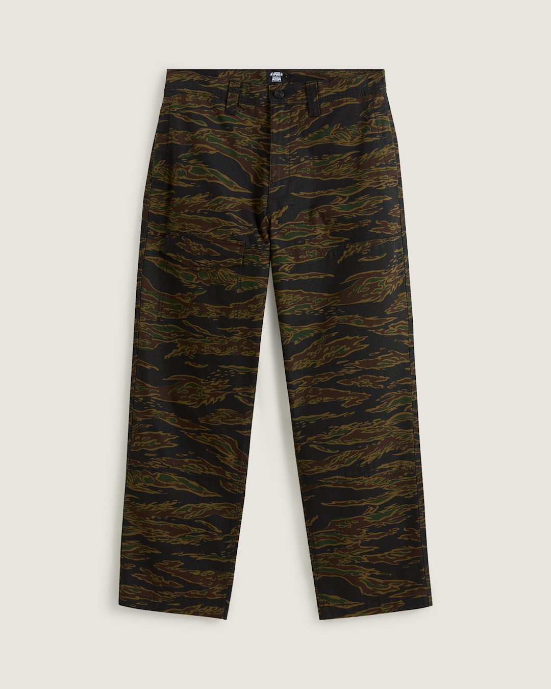 Women|Men Vans Skate Loose Cargo Pants by Atiba Jefferson in Atiba Camo Black