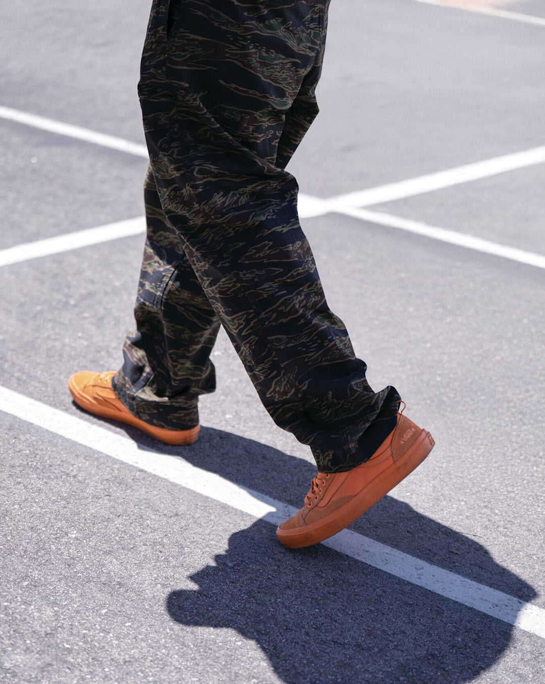 Women|Men Vans Skate Loose Cargo Pants by Atiba Jefferson in Atiba Camo Black