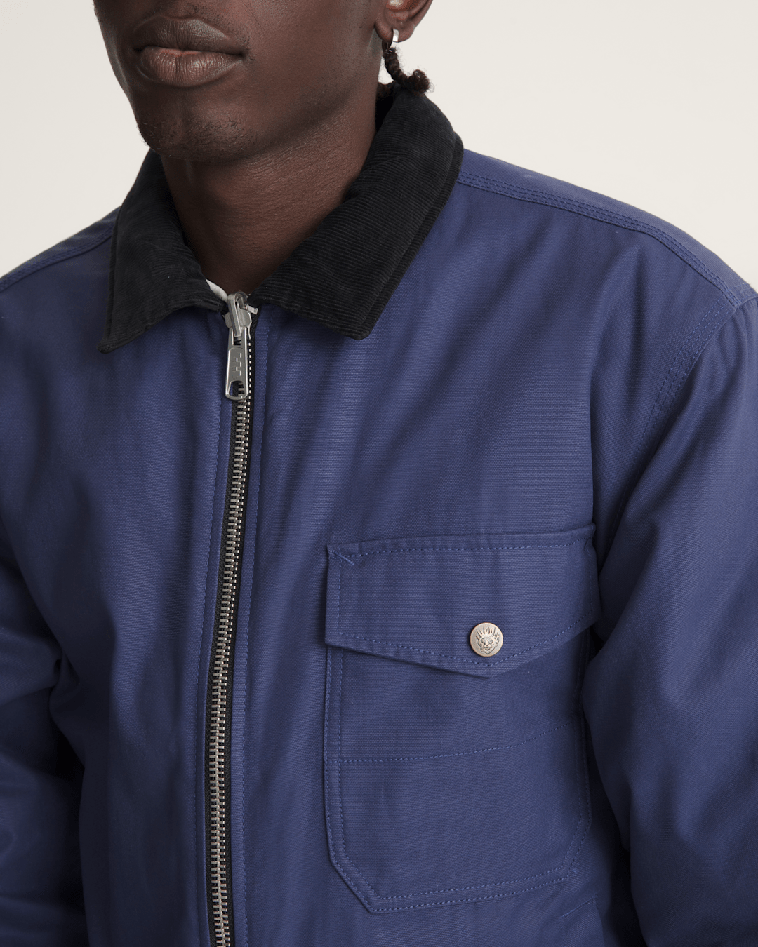 Women|Men Vans Skate Garage Reversible Jacket in Deep Twilight Blue