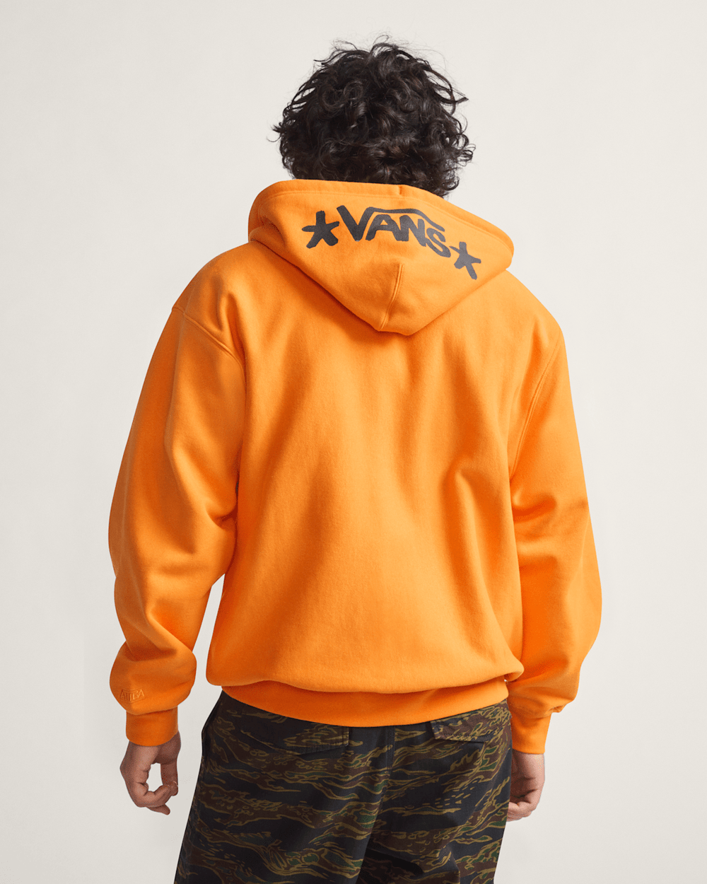 Women|Men Vans Skate Zip Hoodie by Atiba Jefferson in Atiba Solar Orange