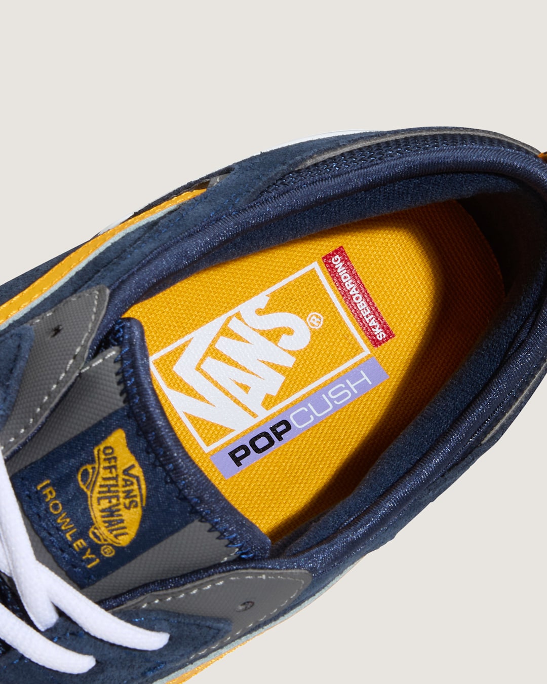 Women|Men|Sale Vans Skate Rowley Shoe in Navy Blue / Yellow