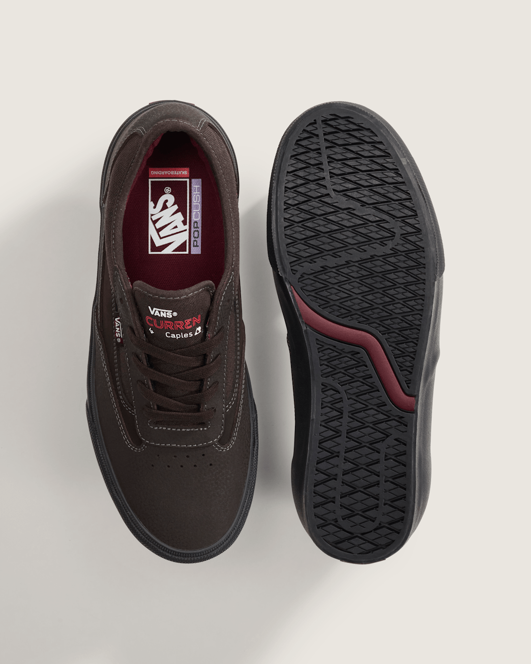 Women|Men|Sale Vans Skate Curren Caples Shoe in Dark Brown