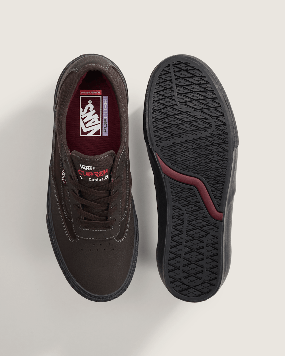 Women|Men|Sale Vans Skate Curren Caples Shoe in Dark Brown