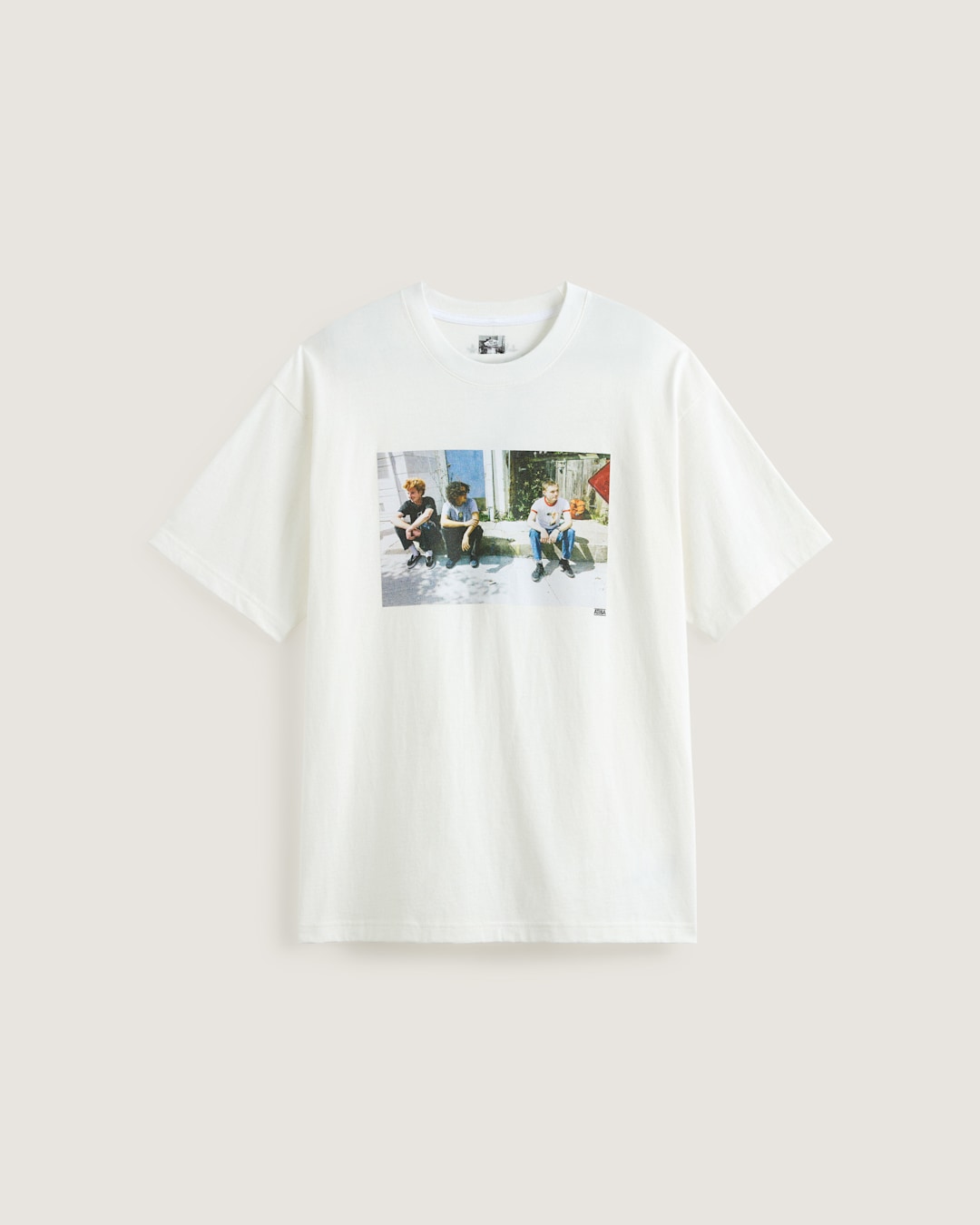 Women|Men Vans Skate Curb T-Shirt by Atiba Jefferson in Atiba White