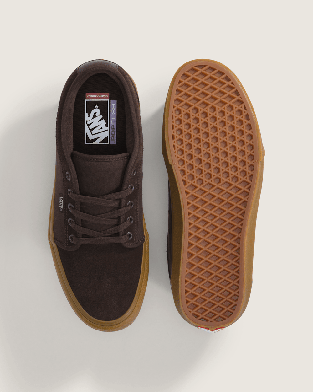 Women|Men|Sale Vans Skate Chukka Low Gum Shoe in Dark Brown