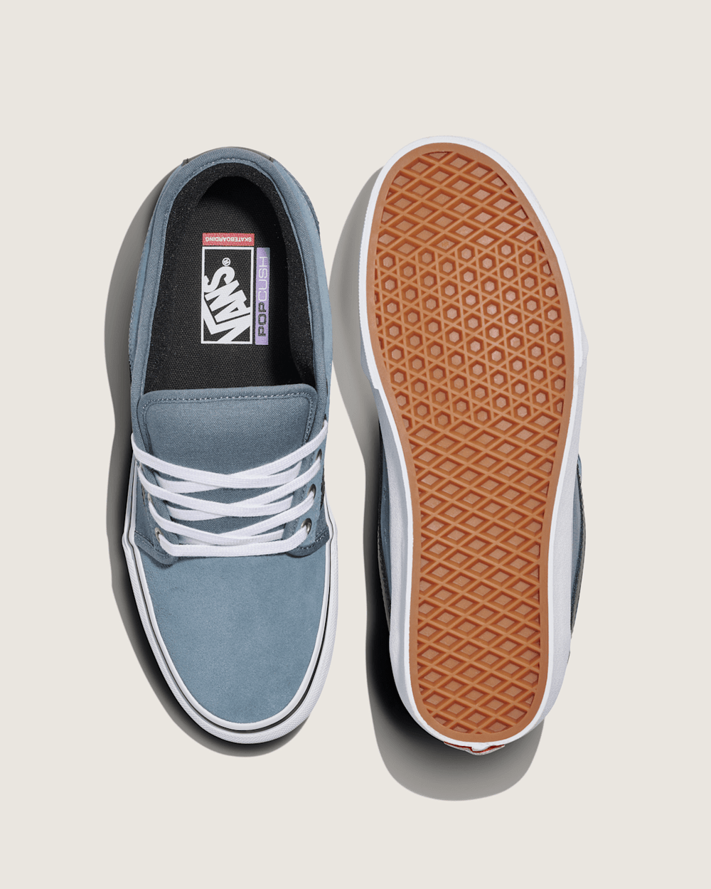 Women|Men|Sale Vans Skate Chukka Low Sidestripe Shoe in Slate Blue / Navy