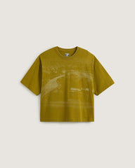 Women|Men Vans Skate Hillz Bomb Short T-Shirt by Atiba Jefferson in Atiba Burnt Gold Yellow