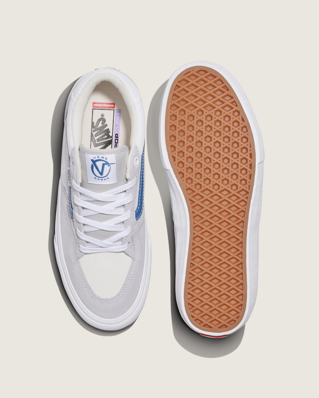 Women|Men|Sale Vans Skate Rowan Shoe in Grey / Blue