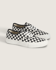 Women|Men|Sale Vans Skate Authentic Checkerboard Shoe in Black / Marshmallow White