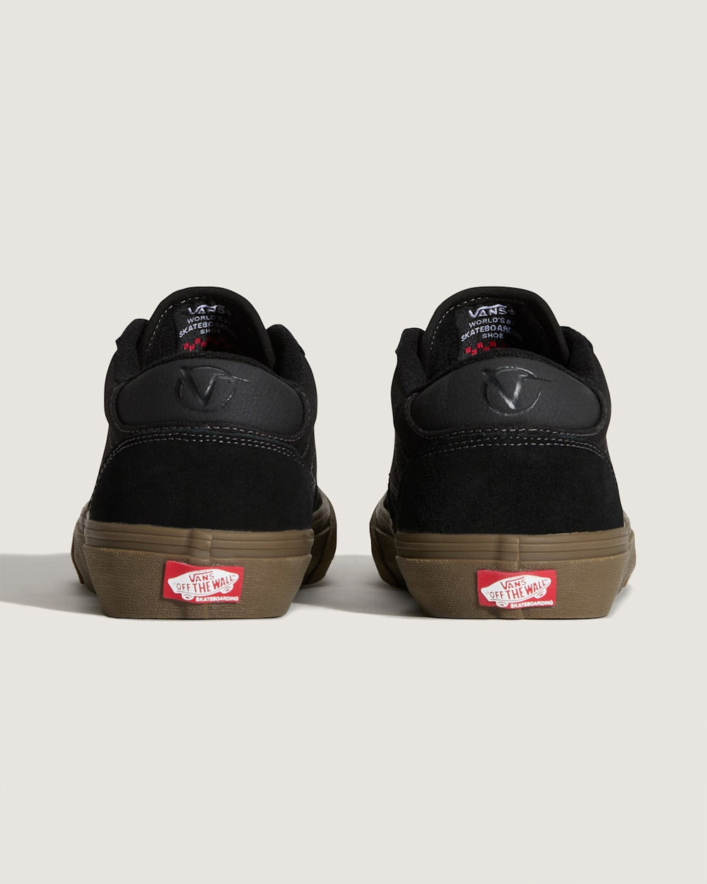 Women|Men|Sale Vans Skate Rowan Gum Shoe in Black