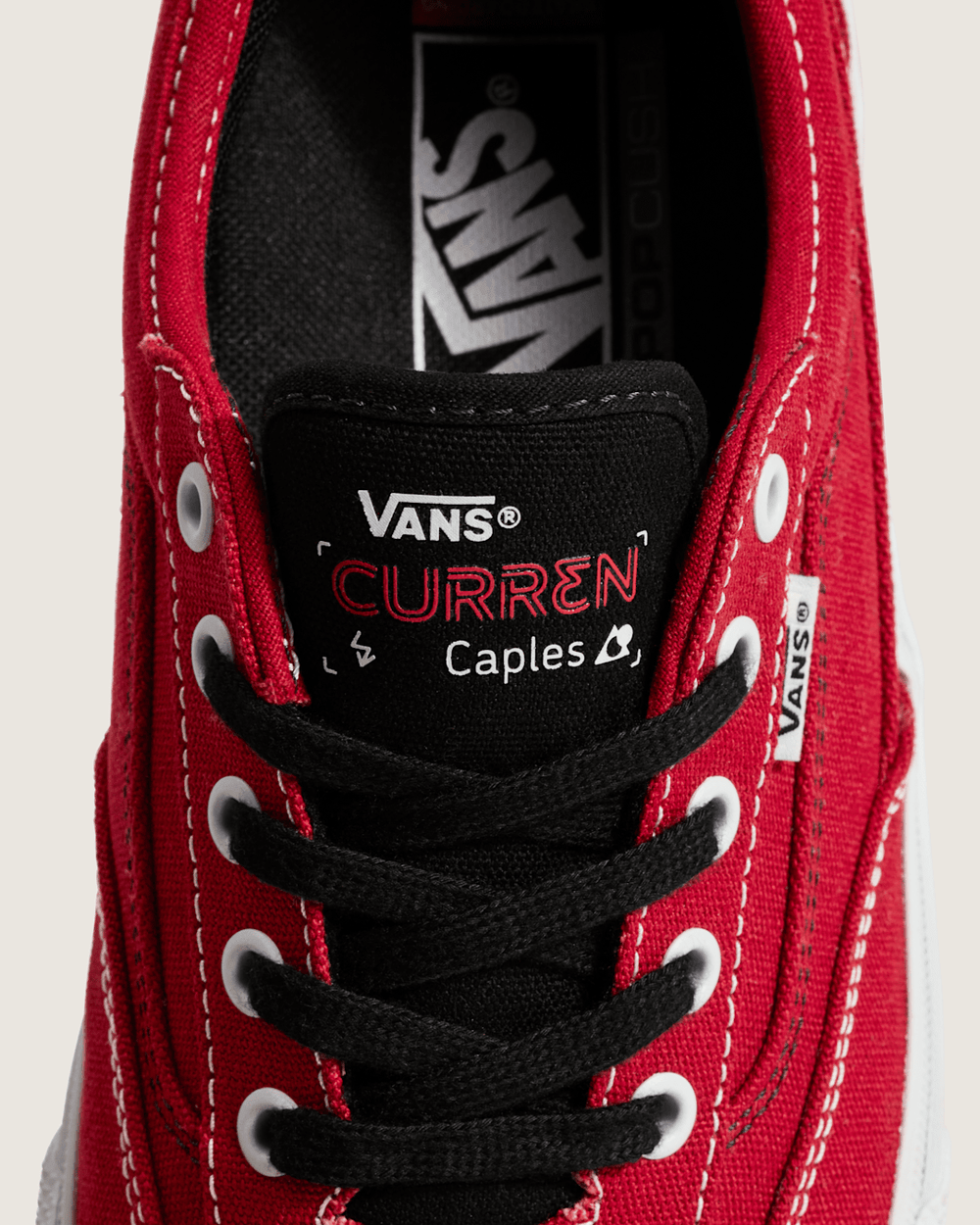Women|Men|Sale Vans Skate Curren Caples Shoe in Red / White