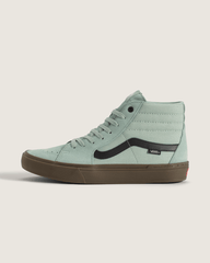 Women|Men Vans BMX Sk8-Hi Gum Shoe in Grey / Olive Green