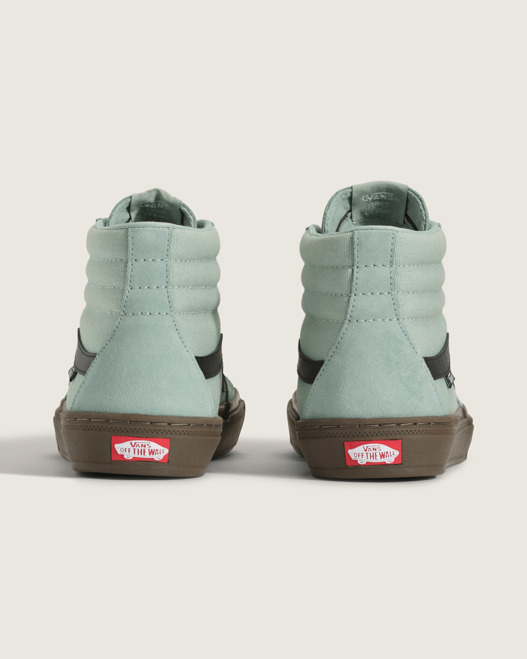 Women|Men Vans BMX Sk8-Hi Gum Shoe in Grey / Olive Green