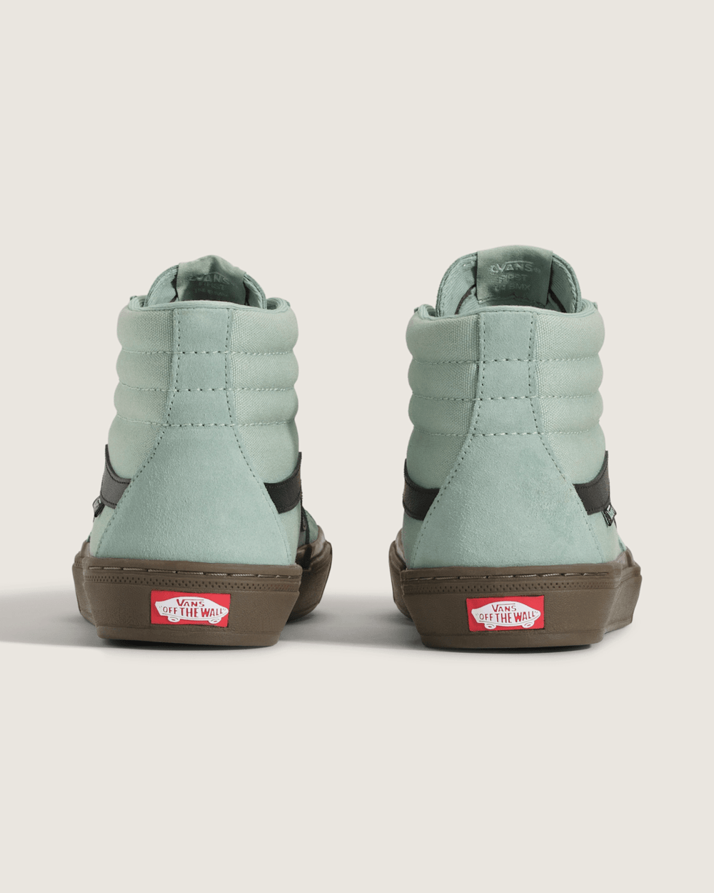 Women|Men Vans BMX Sk8-Hi Gum Shoe in Grey / Olive Green