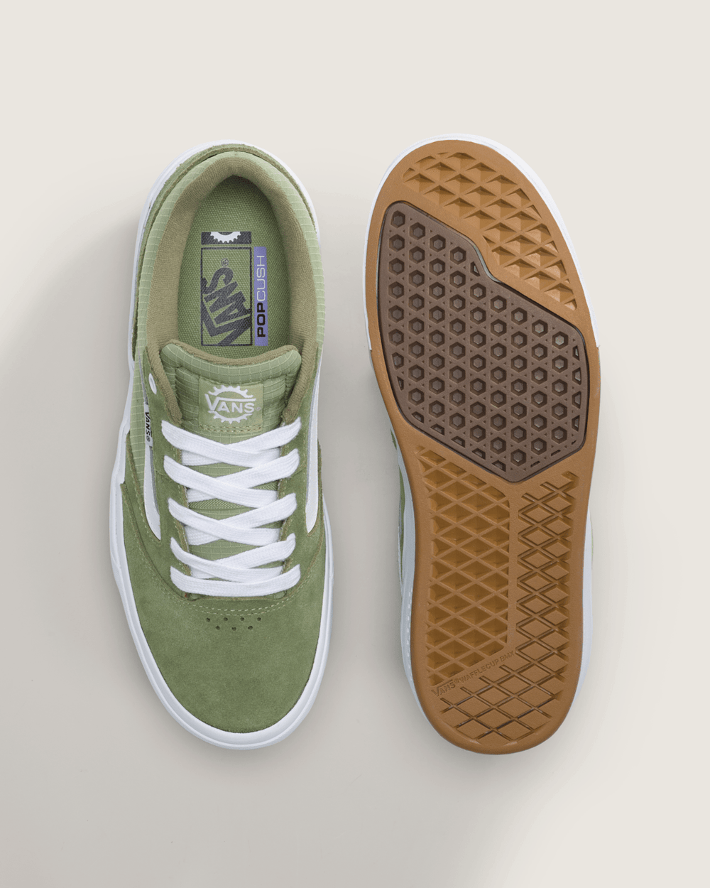 Women|Men|Sale Vans BMX Proof Wafflecup Shoe in Olive Green / White