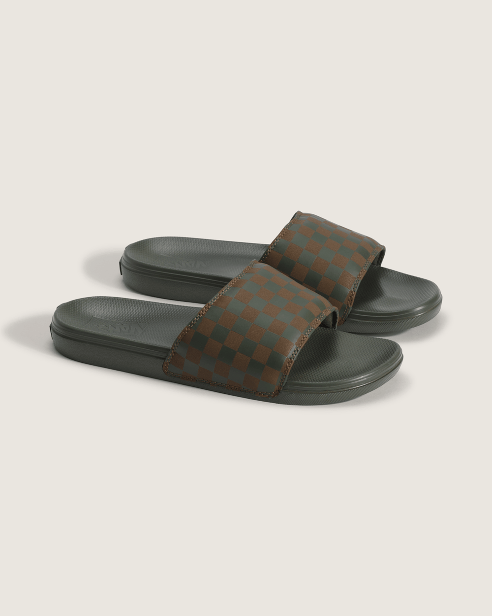 Women|Men Vans La Costa Slide in Obsidian Fern Green